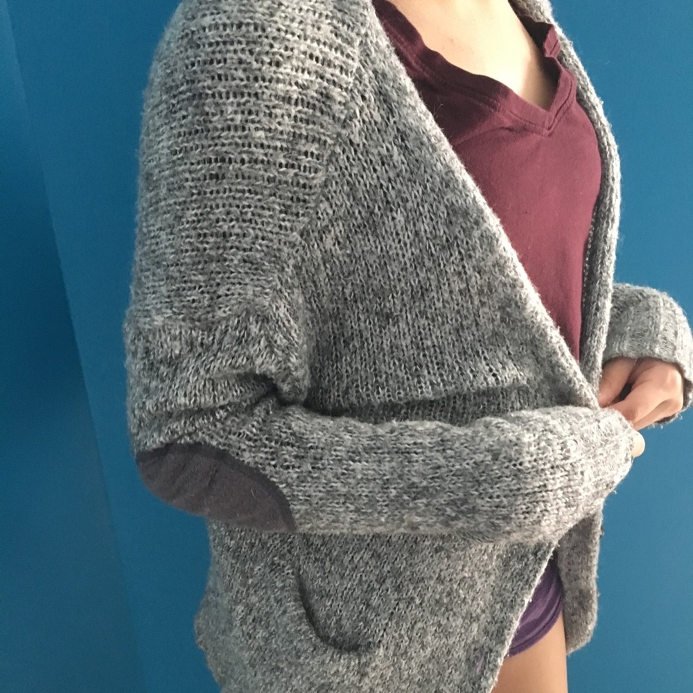 A Marble Knitted Cardigan
